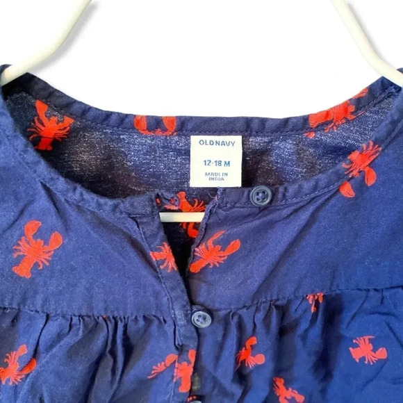 Old Navy | Swing Cut Peasant Top (12-18 mos) 🦞 - Picture 3 of 3
